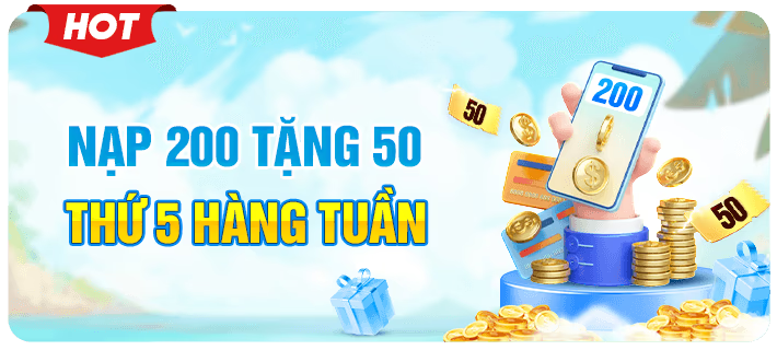 Nạp 200 tặng 50 ee88
